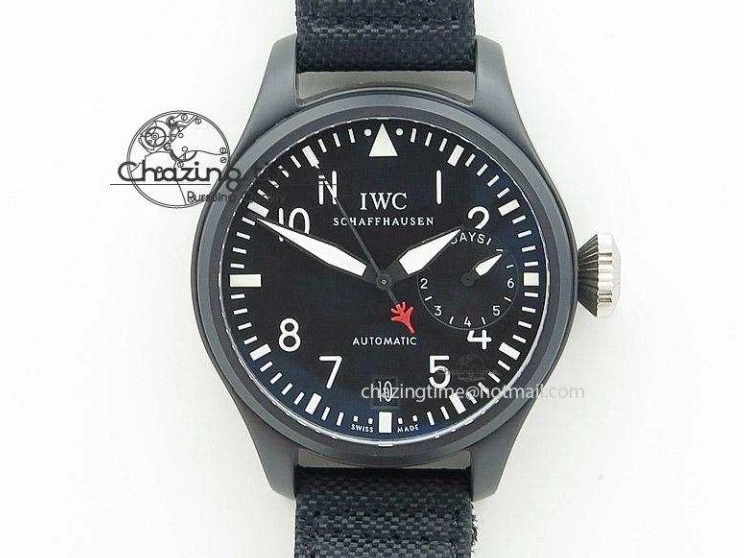 MIROTIME 0127 Portugieser Automatic SS IW501704 APSF 1:1 Best Edition Blue Dial on Black Leather Strap A HighPerformance 7008